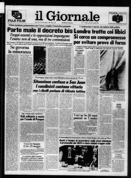 Il giornale : quotidiano del mattino